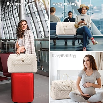 LOVEVOOK Travel Duffle Bag Stylish Multi-Pocket Weekender