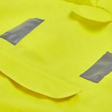 Blueberry Pet 10" Packable Dog Rain Poncho with Reflective Safety Tapes