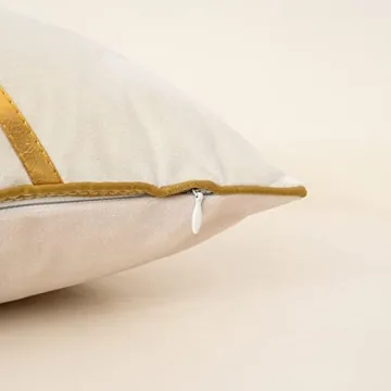 Alerfa Luxury Patchwork Cushion Cover 20x20 Inches