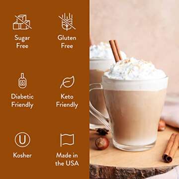 Jordan's Skinny Syrups Cinnamon Dolce Flavoring Syrup 25.4 Fl Oz