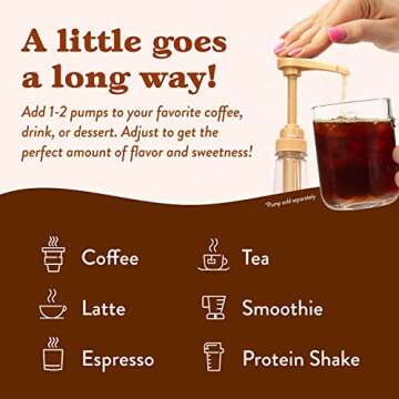 Jordan's Skinny Syrups Cinnamon Dolce Flavoring Syrup 25.4 Fl Oz