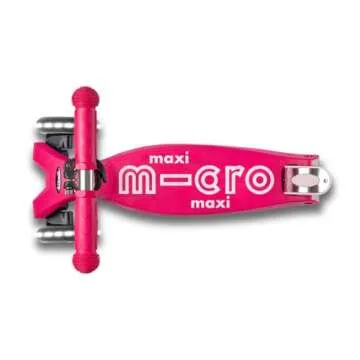 Micro Kickboard - Maxi Deluxe LED - Three Wheeled, Lean-to-Steer Swiss-Designed Micro Scooter for Kids with Motion-Activated Light-Up Wheels for Ages 5-12