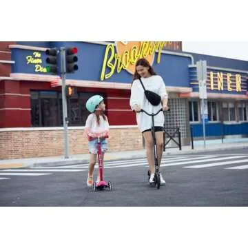 Micro Kickboard - Maxi Deluxe LED - Three Wheeled, Lean-to-Steer Swiss-Designed Micro Scooter for Kids with Motion-Activated Light-Up Wheels for Ages 5-12