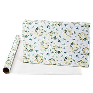 Papyrus Hanukkah Wrapping Paper Rolls, Star of David, Gold (2 Rolls, 45 sq. ft.)