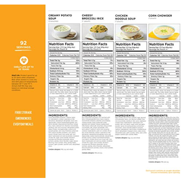 Emergency Food Supply Variety Pail for Any Disaster