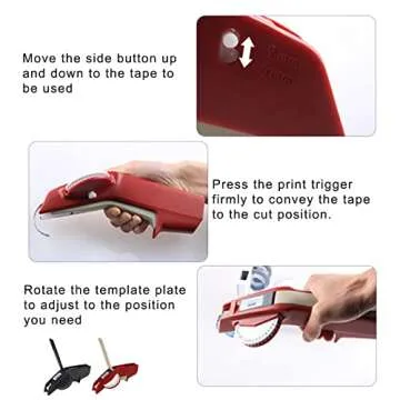 Hand Label Maker for Easy Labeling and Organizing