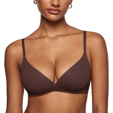 INLYRIC Women's Wireless Comfort Bralette - Unlined & Smoothing