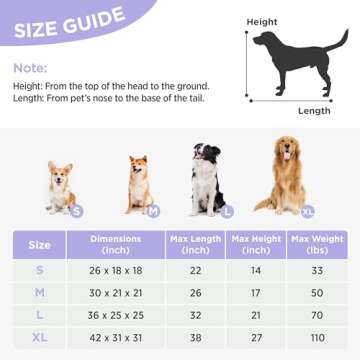 Lesure Soft Collapsible Dog Crate - 26 Inch Portable Travel Crate for Small Dogs Indoor & Outdoor, 4-Door Foldable Pet Kennel with Durable Mesh Windows, Pink