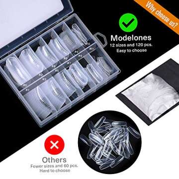 Modelones Poly Nail Gel Kit - 7 Colors Easy Application