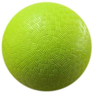 AppleRound 5-inch Playground Balls for Toddlers and Kids, Kickball Handball Kindergarten Toy Ball - Pack of 4 Balls with 1 Pump