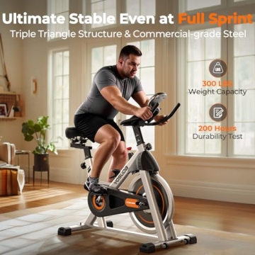 YOSUDA Indoor Cycling Bike for Smooth, Quiet Workouts