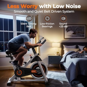 YOSUDA Indoor Cycling Bike for Smooth, Quiet Workouts