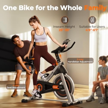 YOSUDA Indoor Cycling Bike for Smooth, Quiet Workouts