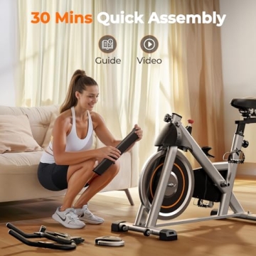 YOSUDA Indoor Cycling Bike for Smooth, Quiet Workouts