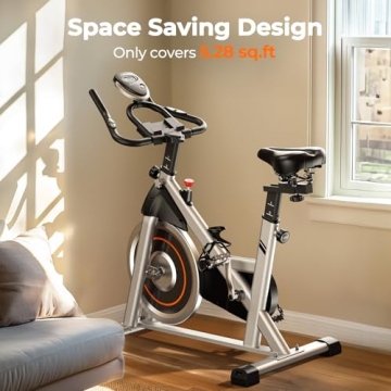 YOSUDA Indoor Cycling Bike for Smooth, Quiet Workouts