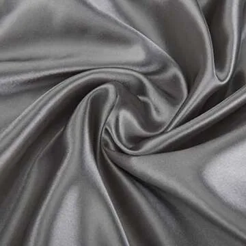 Pro Goleem Satin Bassinet Sheet 2 Pack Great for Baby Hair Soft Silk Feeling Sheet for Cradle or Bassinet Pad＆Mattress for Boys and Girls Gift for Newborn and Infant White and Gray