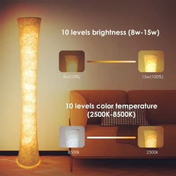 Anzid 61.5" RGB Mood Lamp with Remote Control for Home