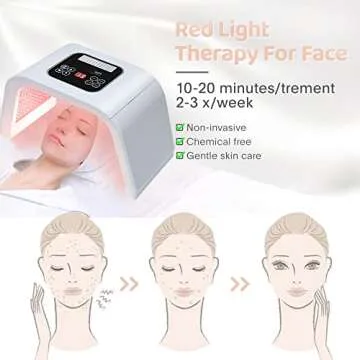 FXXXCUWUU LED Mask for Red Light Therapy and Skin Care