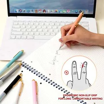 Linbsunne 1mm Ballpoint Pens - Smooth Writing for All Ages