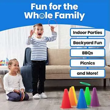 Prextex 3-in-1 Carnival Game Set for Family Fun