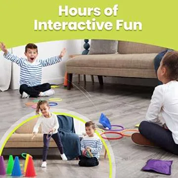 Prextex 3-in-1 Carnival Game Set for Family Fun