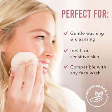 Konjac Sponge Set - Natural Facial Cleansing Duo