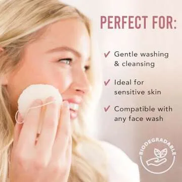 Konjac Sponge Set - Natural Facial Cleansing Duo