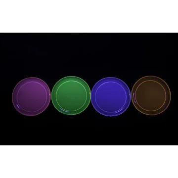 Northwest Enterprises 40-Count Neon Party Plates 6-Inch