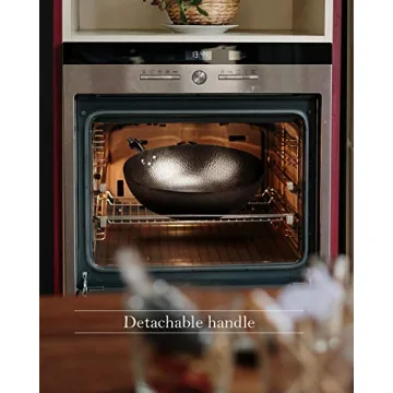 BIELMEIER 12.5" Carbon Steel Wok for All Stoves