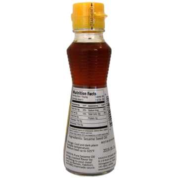 Kadoya 100% Pure Sesame Oil 5.5 oz Packaging may vary