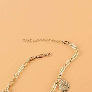 Luxury Gold Charm Necklace for Women with Seashell Pendant