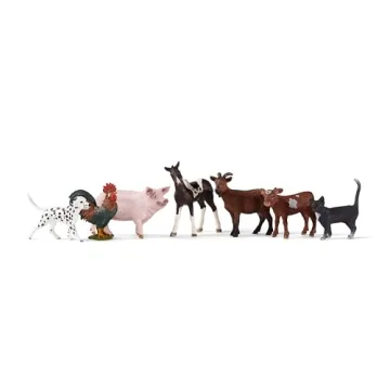 Schleich Farm World 7-Piece Animal Figurine Set for Kids