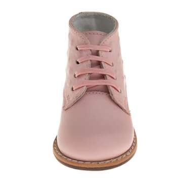 Josmo Baby Unisex Walking Shoes First Walker, Baby First Walker Shoes - Pink Ostrich (Size 3 Infant)