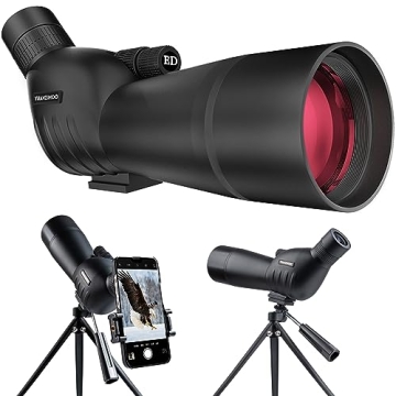 High-Quality 25-75X60 Spotting Scope with Tripod & Phone Adapter for Outdoor Enthusiasts