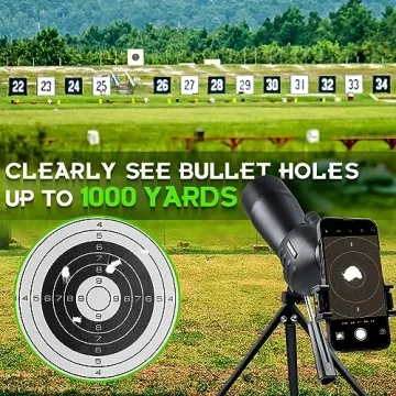 YUANZIMOO 25-75X60 Spotting Scope for Bird Watching