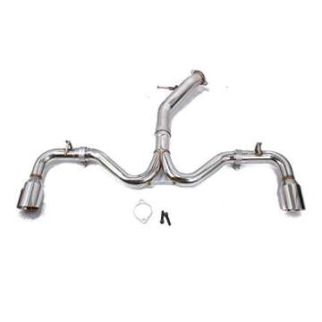 Rev9(CB-400A) FlowMAXX Axle-Back Exhaust Kit, Stainless Steel 2-1/2" Pipe, Free Flow, compatible with Hyundai Elantra GT L4 1.6L 2018+UP