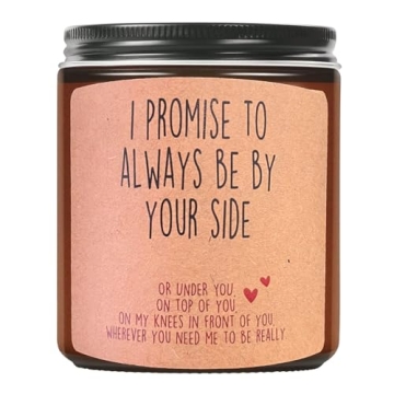 Unique Candles Birthday Gifts for Boyfriend - Naughty Couple Ideas