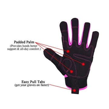 Stylish HANDLANDY Women's Work Gloves for Multi-Use
