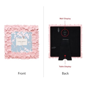 Laura Ashley Pink Flower Picture Frame for Home Décor