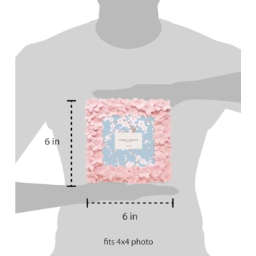 Laura Ashley Pink Flower Picture Frame for Home Décor