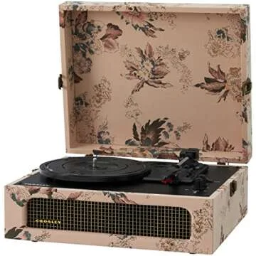 Crosley Vintage Floral Bluetooth Record Player