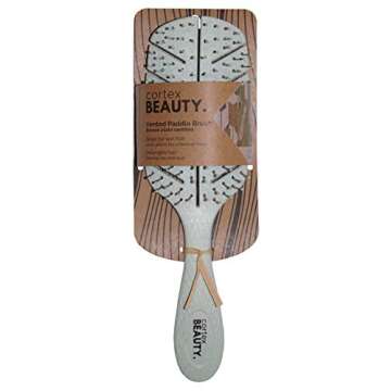 Cortex International Cortex Hair Brush For Women And Men | Wheat Straw Brushes Made With 100% Bio-Based Materials For Wet And Dry Hair | Recyclable & Reusable Eco-Friendly Tree Style Hair Brushes