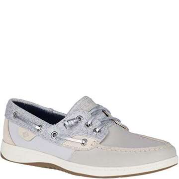 Sperry Top-Sider Rosefish Sparkle Boat Shoe Women Grey