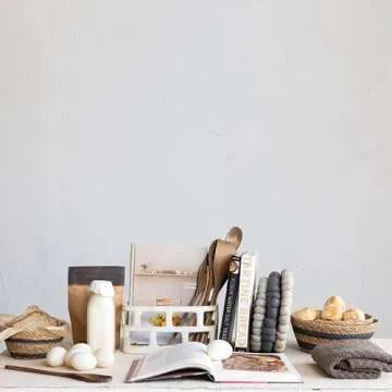 Creative Co-Op Stoneware Food Storage Basket