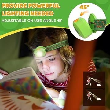 EverBrite Kids Headlamp - 3 Modes & Adjustable Fit for Fun Adventures
