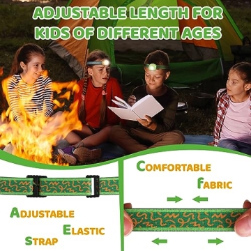 EverBrite Kids Headlamp - 3 Modes & Adjustable Fit for Fun Adventures