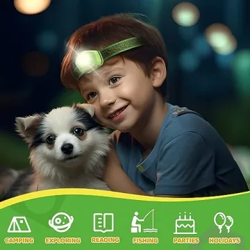 EverBrite Kids Headlamp - 3 Modes & Adjustable Fit for Fun Adventures