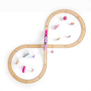 Bigjigs Rail Fairy Train Set for 3+ Kids - 35pc