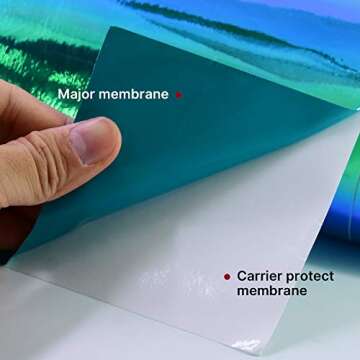 Holographic Opal Vinyl Roll for All Crafting Needs