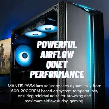 Empowered PC Mantis V2 Gamer Desktop - NVIDIA GeForce RTX 3070 (>4060 TI), Intel 12-Core i7-12700KF Processor, 32GB DDR4 RAM, 512GB NVMe SSD + 2TB HDD, WiFi, Windows 11 Home - Gaming RGB Computer